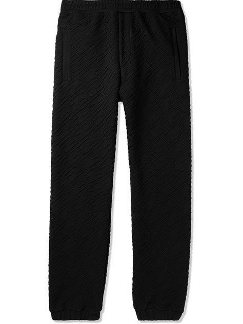 black fendi sweatpants